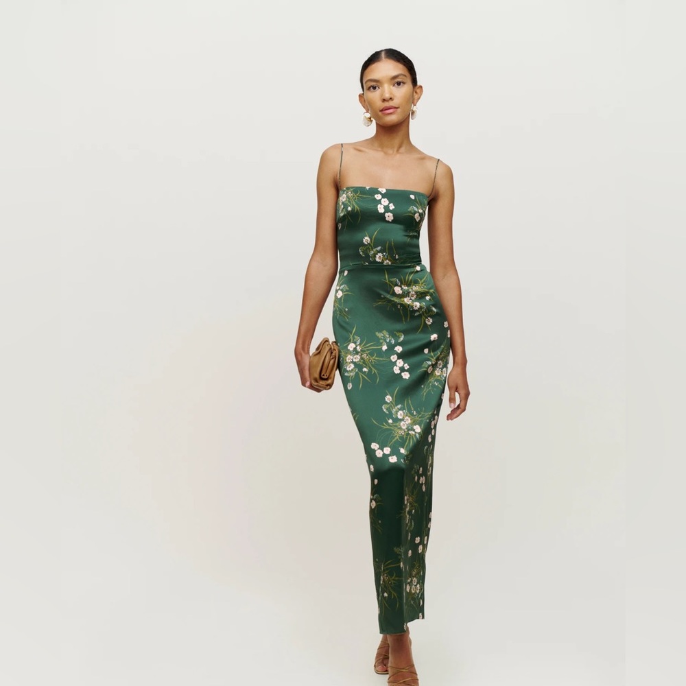 Brand new reformation Frankie Silk Dress
